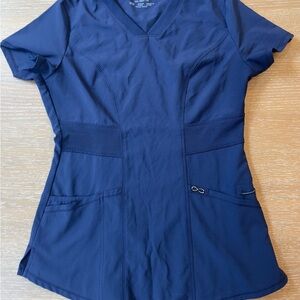 Cherokee Navy Blue Women's Scrub Top